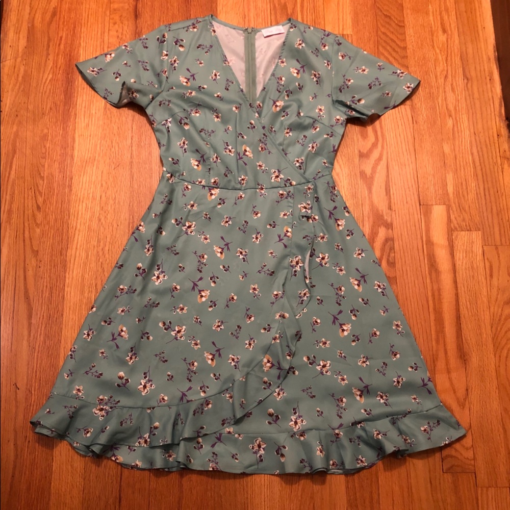 Pink Lily Boutique Flower Dress
